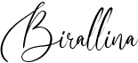preview image of the Birallina font