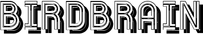 preview image of the Birdbrain font