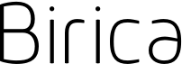 preview image of the Birica font
