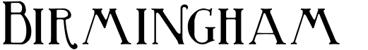 preview image of the Birmingham font