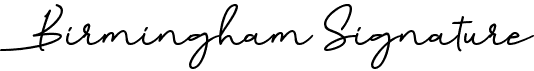 preview image of the Birmingham Signature font