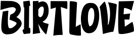 preview image of the Birtlove font