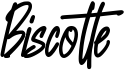 preview image of the Biscotte font