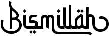 preview image of the Bismillah Script font