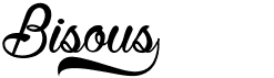 preview image of the Bisous font