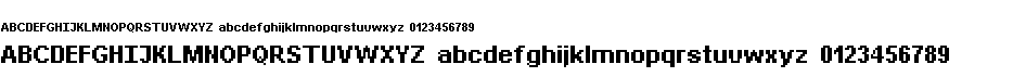 preview image of the Bit Daylong 11 font