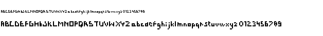 preview image of the Bit Lazy font