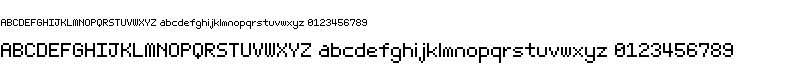 preview image of the Bit Light 10 font