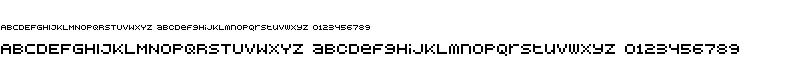 preview image of the Bitdust One font