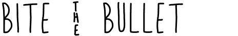 preview image of the Bite the Bullet font