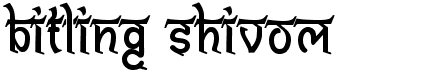 preview image of the Bitling Shivom font