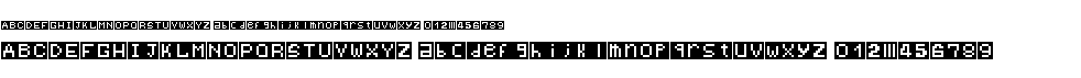 preview image of the BitMap font