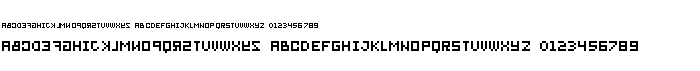 preview image of the BitMirror font