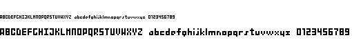 preview image of the BitNanov33 font