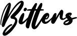 preview image of the Bitters font