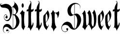 preview image of the BitterSweet font