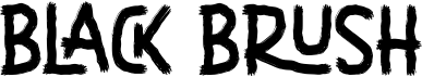 preview image of the Black Brush font