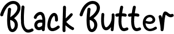 preview image of the Black Butter font