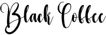 preview image of the Black Coffee font