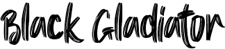preview image of the Black Gladiator font