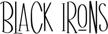 preview image of the Black Irons font