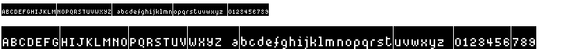 preview image of the Black Label Pixel font
