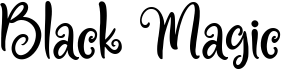 preview image of the Black Magic font