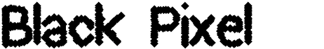 preview image of the Black Pixel font