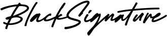 preview image of the Black Signature font