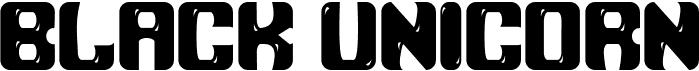 preview image of the Black Unicorn font
