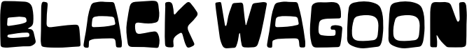 preview image of the Black Wagoon font