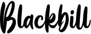 preview image of the Blackbill font