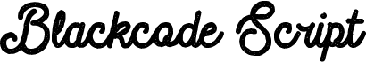 preview image of the Blackcode Script font