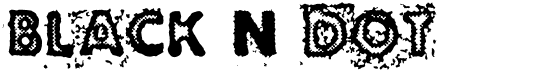 preview image of the Black N Dot font