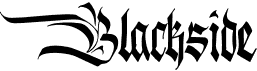 preview image of the Blackside font