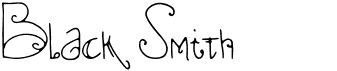 preview image of the Black Smith font