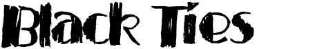 preview image of the Black Ties font