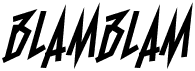 preview image of the BlamBlam BB font