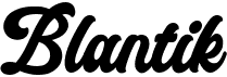 preview image of the Blantik font