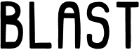 preview image of the Blast font