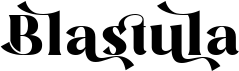 preview image of the Blastula font