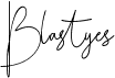 preview image of the Blastyes font