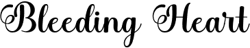 preview image of the Bleeding Heart font