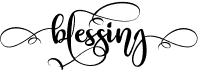 preview image of the Blessing font