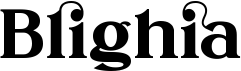 preview image of the Blighia font