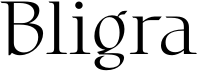 preview image of the Bligra font