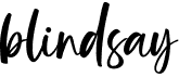 preview image of the Blindsay font