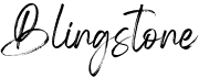 preview image of the Blingstone font