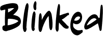 preview image of the Blinked font