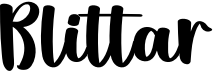 preview image of the Blittar font